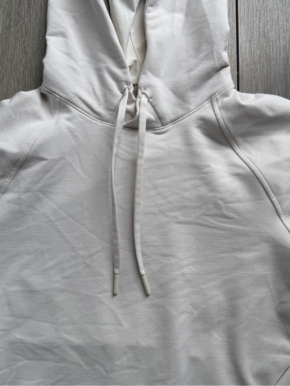 Lululemon Scuba Pullover Hoodie XS Cream White - Picture 5 of 7